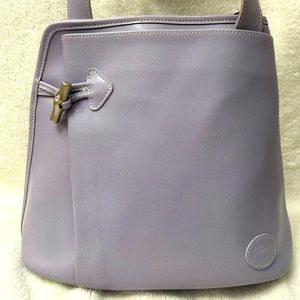 Longchamp Lavender Roseau Trapezoid Bag